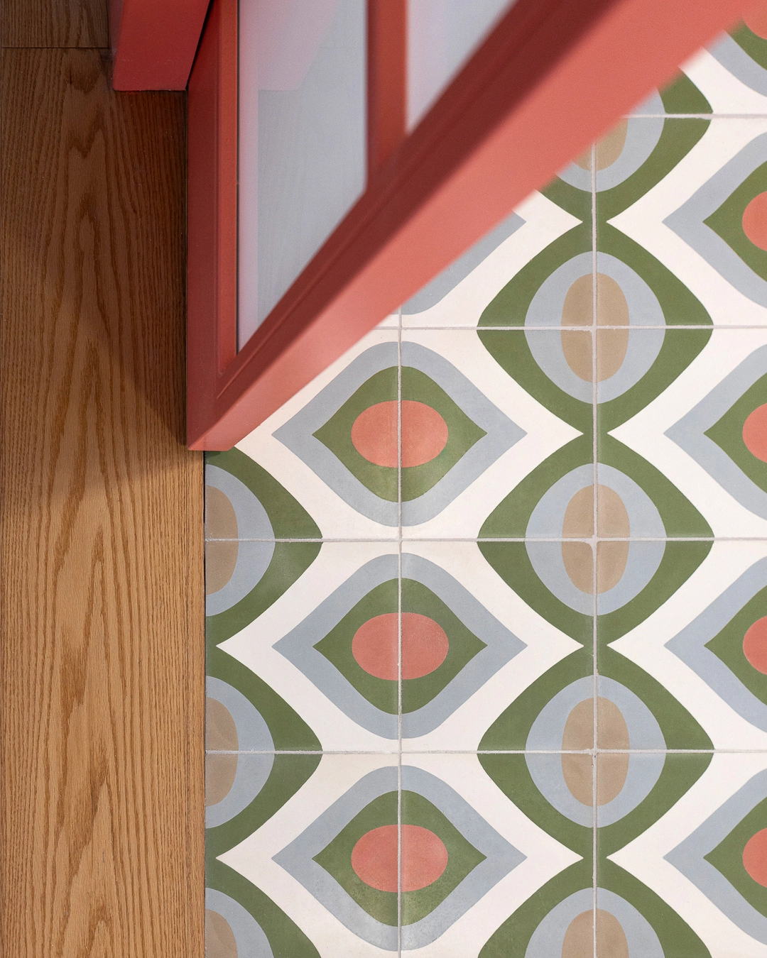 industry-made cement tile pattern